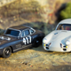 Here is the 300SL with another period German, my custom Porsche 356.
